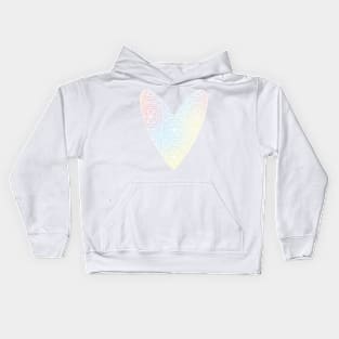 Pastel Heart Kids Hoodie